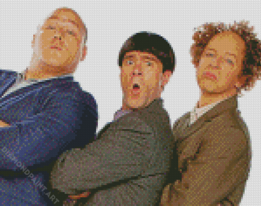 The Three Stooges Diamond Painting