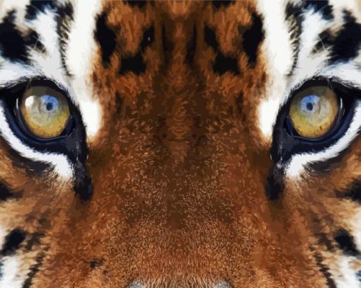 Tiger Eyes Diamond Painting