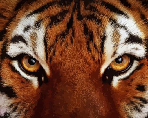 Tiger Eyes Animal Diamond Painting