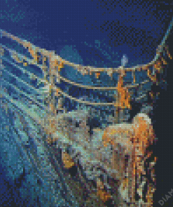 Titanic Wrack Undersea Diamond Painting