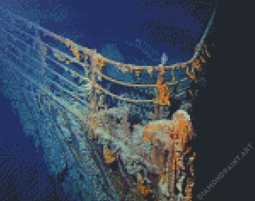 Titanic Wrack Undersea Diamond Painting