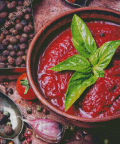 Tomatoes Ketchup Sauce Diamond Painting