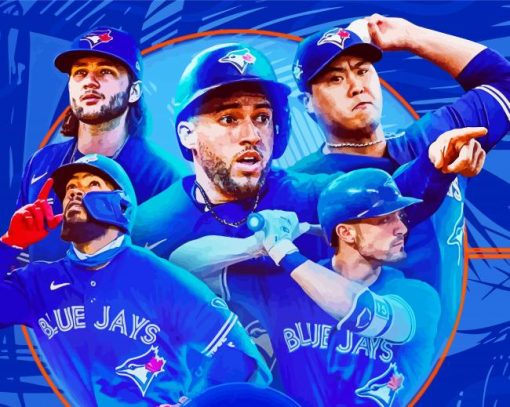 Toronto Blue Jays Team Players Diamond Painting