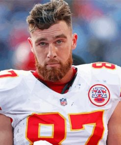 Travis Kelce Footballer Diamond Painting