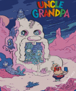 Uncle Grandpa Animation Poster Diamond Painting