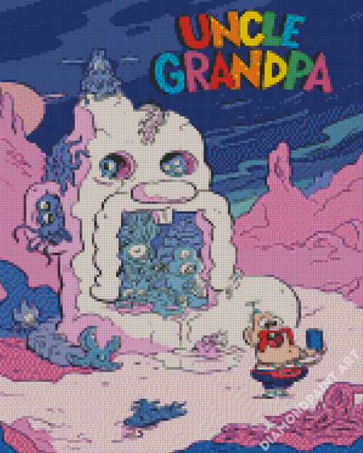 Uncle Grandpa Animation Poster Diamond Painting