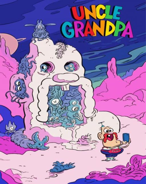 Uncle Grandpa Animation Poster Diamond Painting