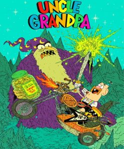 Uncle Grandpa Poster Diamond Painting