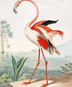 Vintage Flamingo Diamond Painting