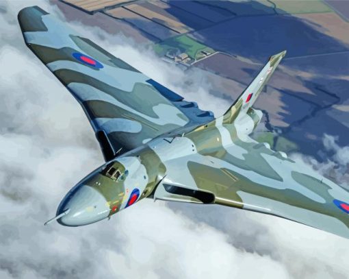 Vulcan Bomber Diamond Painting