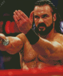 WWE Wrestler Drew McIntyre Diamond Painting