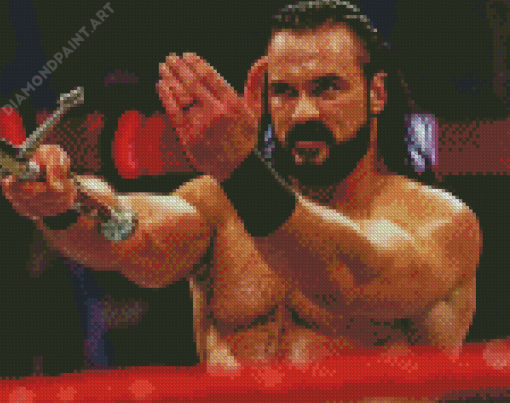 WWE Wrestler Drew McIntyre Diamond Painting