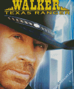 Walker Texas Ranger Movie Poster Diamond Painting