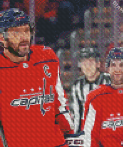 Washington Capitals Ice Hockey Team Players Diamond Painting