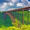 West Virginia New River Gorge Bridge Diamond painting