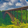 West Virginia New River Gorge Bridge Diamond painting