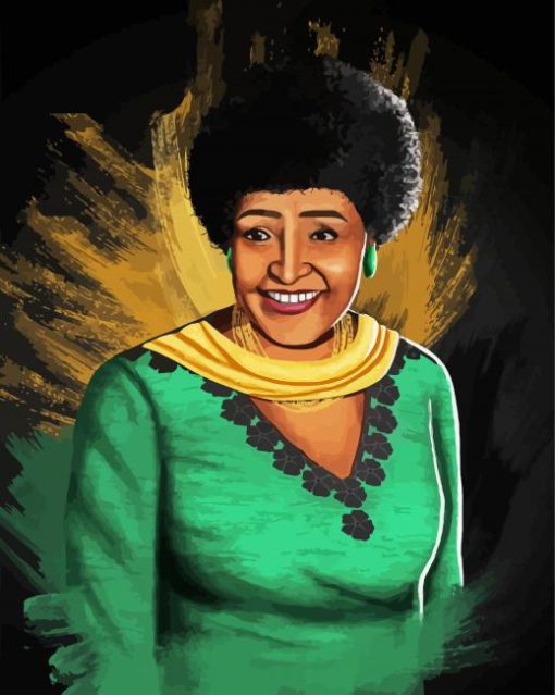 Winnie Mandela Art Diamond Painting