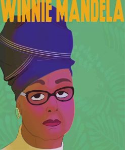 Winnie Mandela Poster Diamond Painting