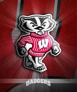 Wisconsin Badgers Logo Diamond Painting