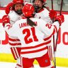 Wisconsin Badgers Women Hockey Players Diamond Painting