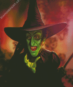 Wizard Of Oz Witch Art Diamond Painting