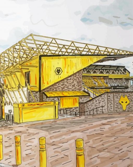 Wolverhampton Wanderers Stadium Art Diamond Painting