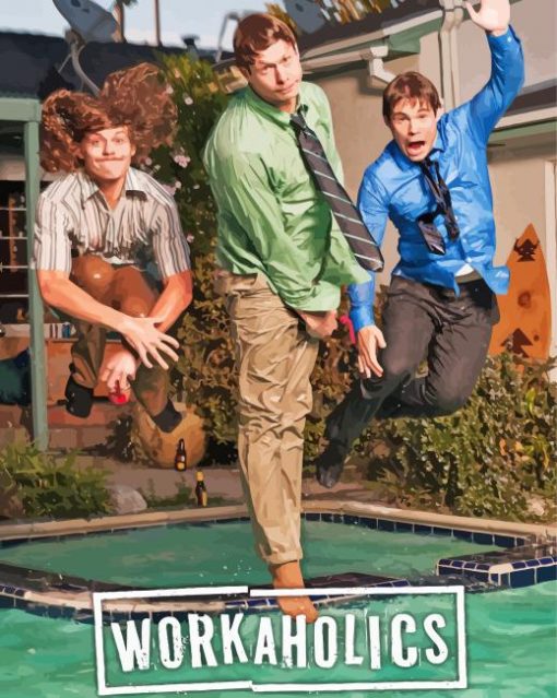 Workaholics Poster Diamond Painting