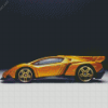 Yellow Hot Wheels Diamond painting