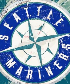 abstract Mariners Logo Diamond Painting