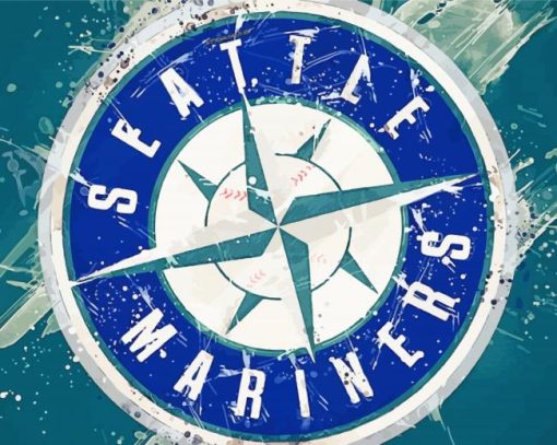 abstract Mariners Logo Diamond Painting