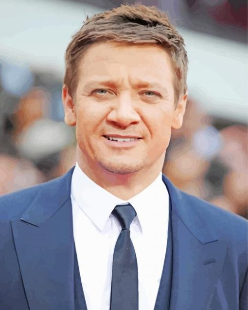 Actor Jeremy Renner Diamond Painting