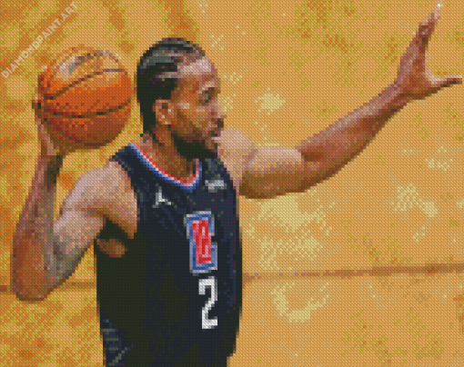 Aestehtic Kawhi Basketball Player Diamond painting