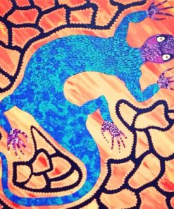 Aesthetic Aboriginal Goanna 5D Diamond Painting