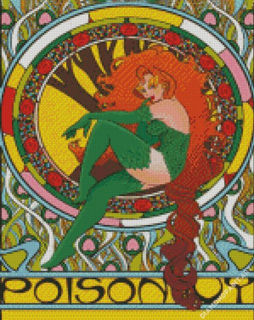 Aesthetic Art Nouveau Ivy Diamond Painting