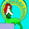 Aesthetic Art Nouveau Ivy Illustration Diamond Painting