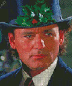 Aesthetic Bill Murray Scrooged Diamond Painting