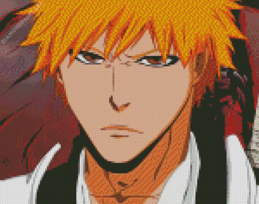 Aesthetic Ichigo Kurosaki Diamond Painting