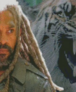 Aesthetic King Ezekiel And Shiva Diamond painting