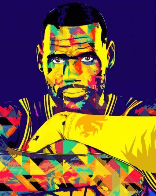 Aesthetic Lebron James 5D Diamond Painting