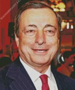 Aesthetic Mario Draghi Diamond Painting