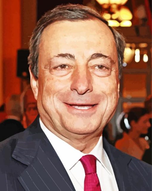 Aesthetic Mario Draghi Diamond Painting