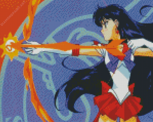 Aesthetic Sailor mars Diamond Painting