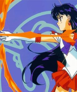 Aesthetic Sailor mars Diamond Painting