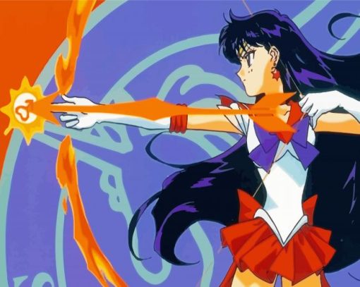 Aesthetic Sailor mars Diamond Painting