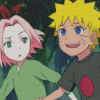 Aesthetic Sakura And Naruto Diamond Painting