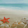 Aesthetic Sand And Seashells Diamond Painting