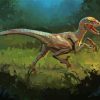 Aesthetic Velociraptor 5D Diamond Painting