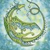 Aesthetic Circular Dragon Art - 5D Diamond Painting