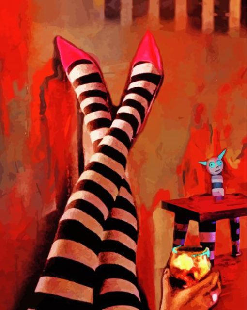 Aesthetic Red Shoes Diamond Painting