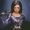 Alita Battle Angel Character Diamond Painting